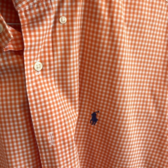 Orange Ralph Lauren dress shirt - Picture 3 of 3